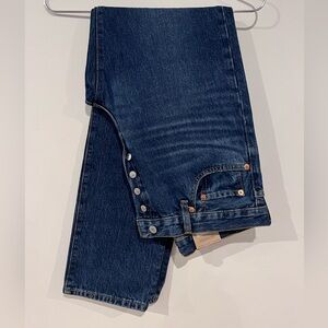 Levi's 501 Original Dark Blue Denim Jeans